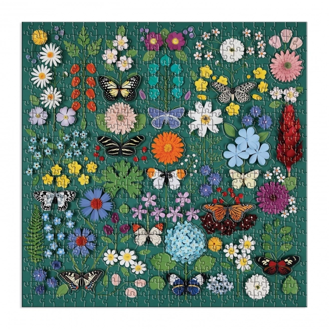 Schmetterlings-Botanikgarten Puzzle