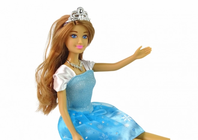 Kinderspielzeug Anlily Prinzessin Puppe Blau