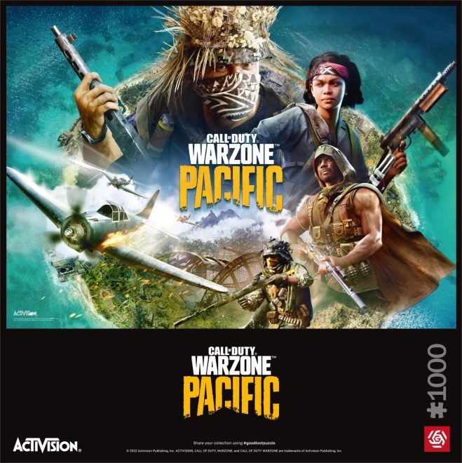 Puzzle Call of Duty - Warzone Pacific 1000 Teile