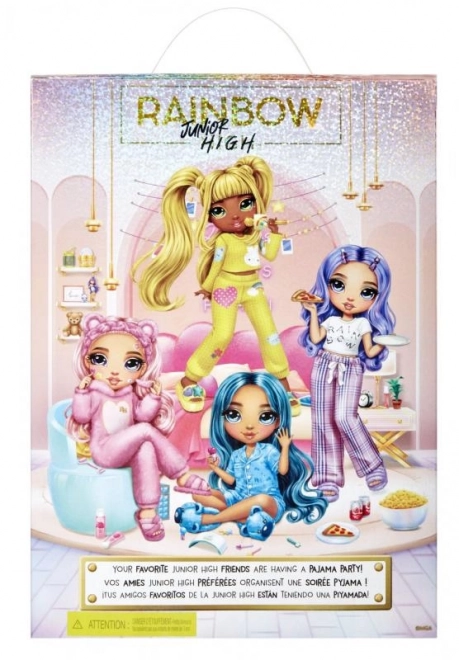 Rainbow High Junior Modepuppe im Pyjama - Sunny Madison