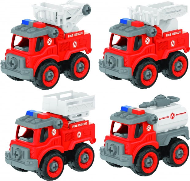 Schraubbare Feuerwehrfahrzeuge 4 Stk