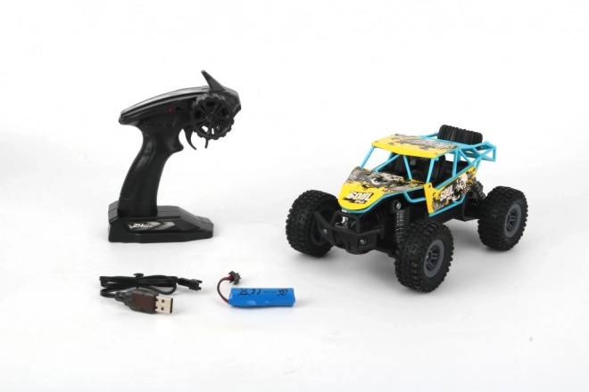 RC-Geländewagen blau