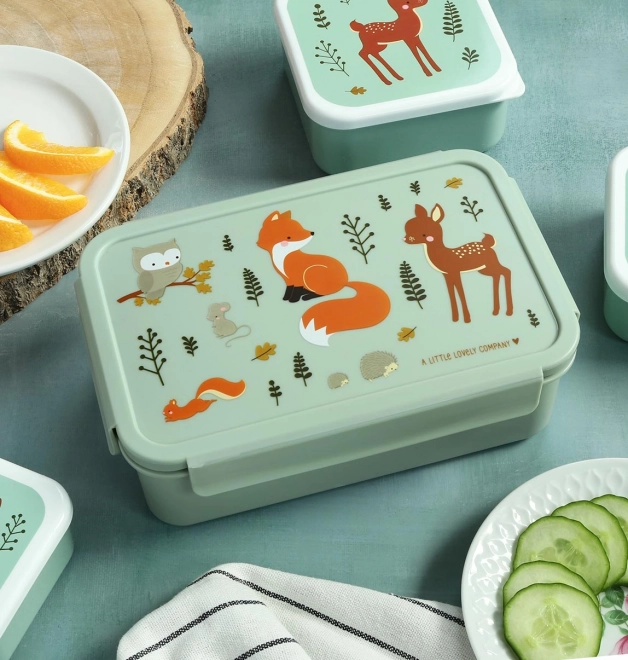 Lunchbox mit Waldtier-Design