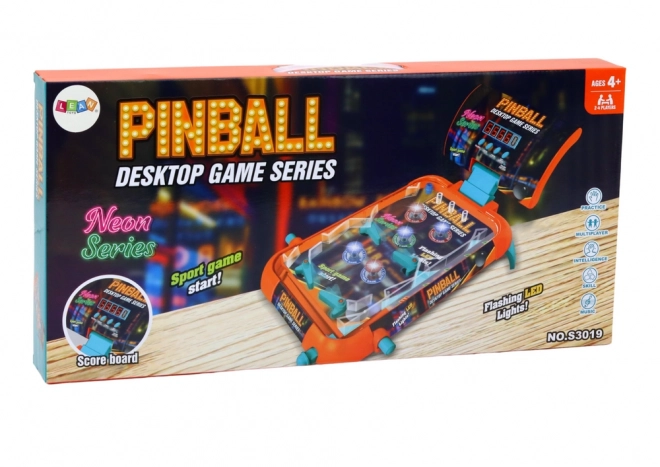 Geschicklichkeitsspiel Pinball mit LED-Lichtern