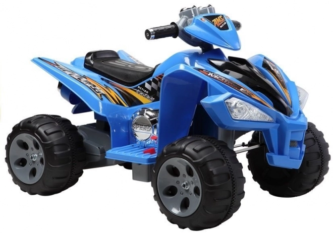 Elektrisches Kinder-Quad mit großen Rädern in Blau