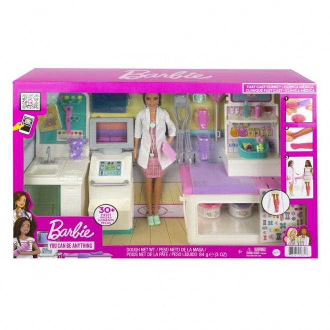 Erste-Hilfe-Klinik-Spielset mit Barbie Ärztin