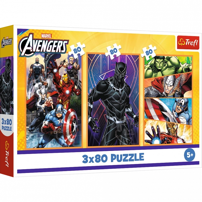 Puzzle - actionreiche Tage - mit Disney Marvel Avengers