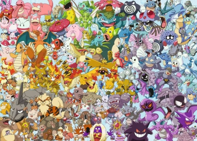 Pokemon Puzzle Herausforderung 1000 Teile