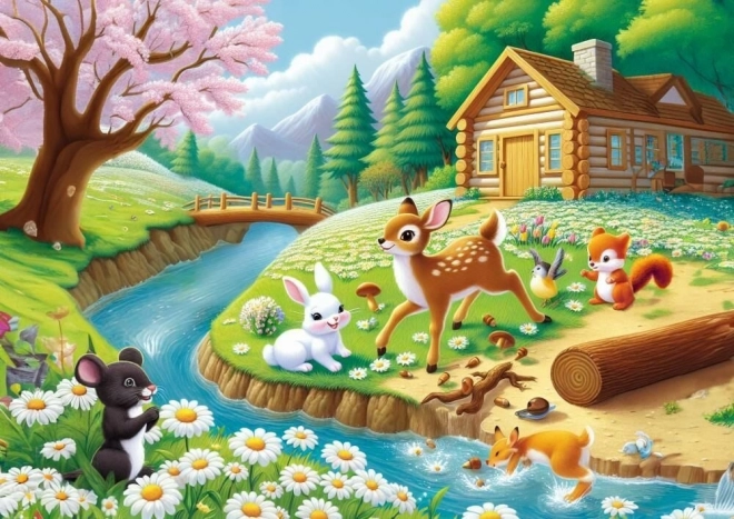Puzzle Frühlingsfreude 25 Teile