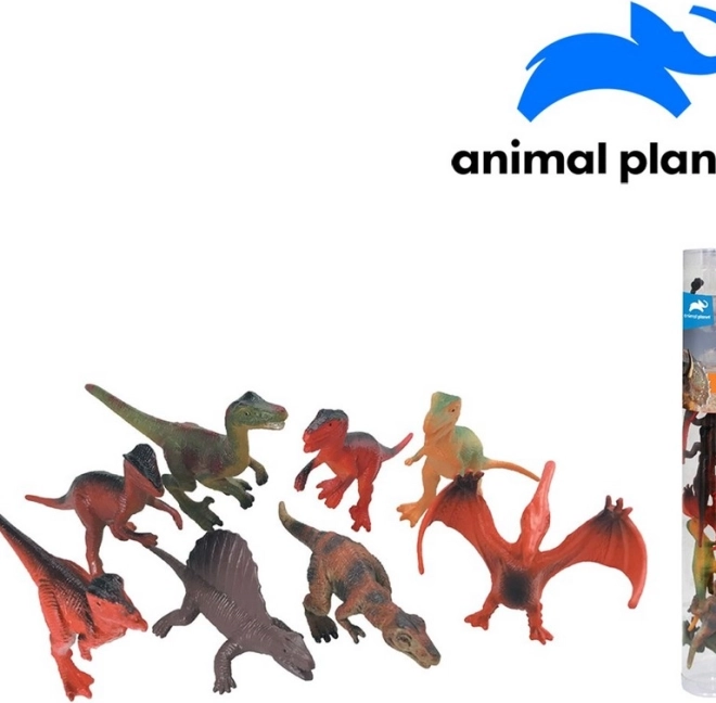 Tiere in der Röhre Dinosaurier für mobile App, 8 Stk.