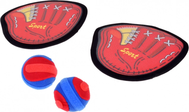 Sportspiel Catchball Set 2 x Ziel + 2 Bälle