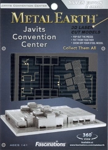 Metal Earth 3D Puzzle Jacob Javits Kongresszentrum