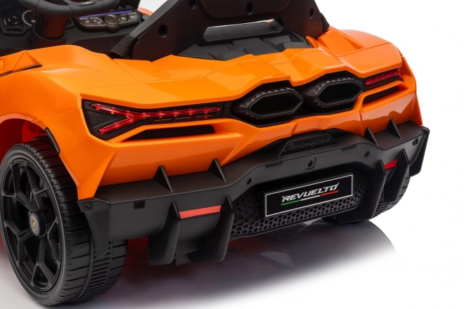 Kinder Elektroauto Lamborghini Revuelto orange