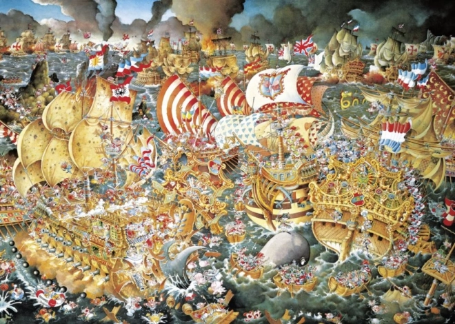 Heye Puzzle Schlacht von Trafalgar 2000 Teile