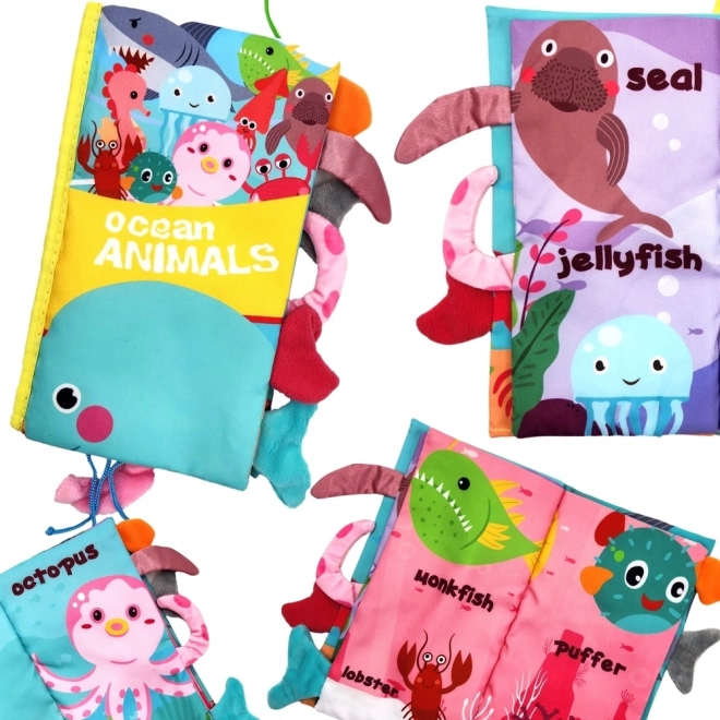 Woopie Baby Meereslebewesen Stoffbuch mit Schwänzen