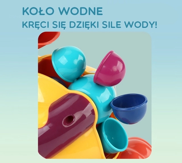 Woopie baby kaczuszka wasser-spielzeug mit wasserrad