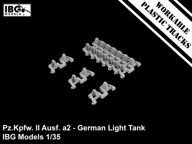 Plastikmodell Deutscher Leichter Panzer Pz.Kpfw II Ausf. a2 1/35