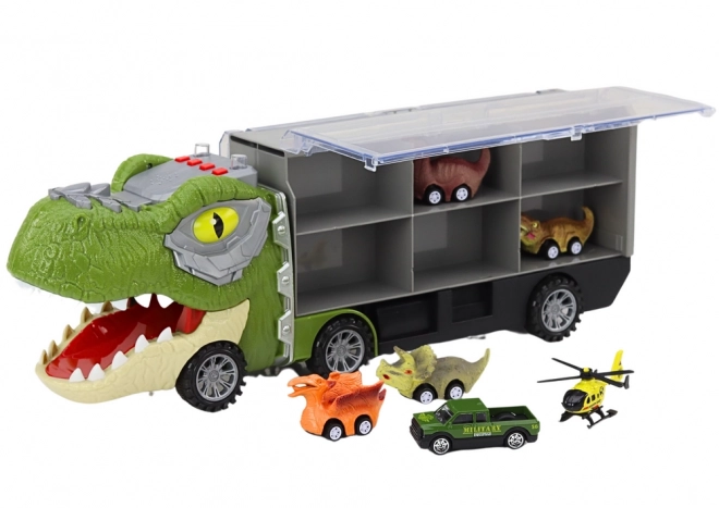 Dinosaurier Transport Lkw mit Spielzeugautos