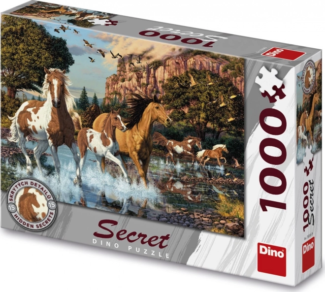 Dino Puzzle Secret Collection: Pferde 1000 Teile