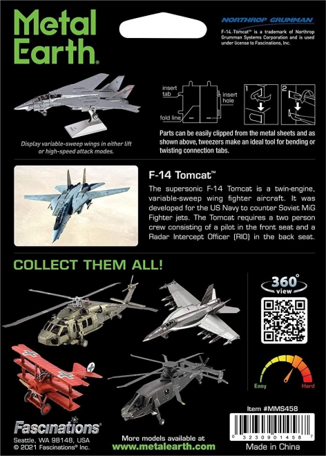 3D-Puzzle F-14 Tomcat Modell