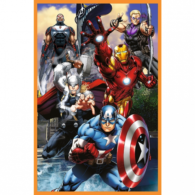 Puzzle - actionreiche Tage - mit Disney Marvel Avengers