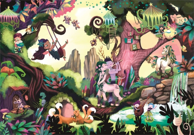 Mysteriöses Puzzle Zauberwald von EDUCA 200 Teile