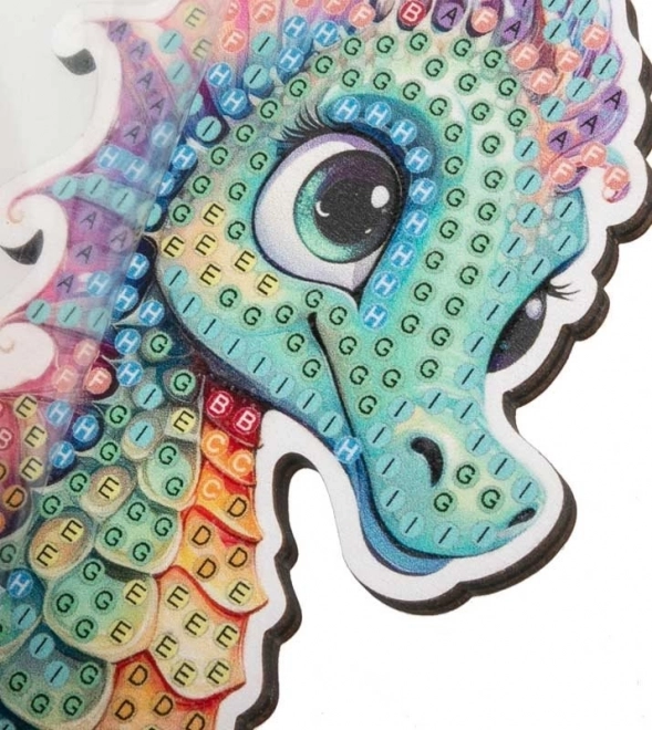 CRYSTAL ART Diamantmalerei Seepferdchen