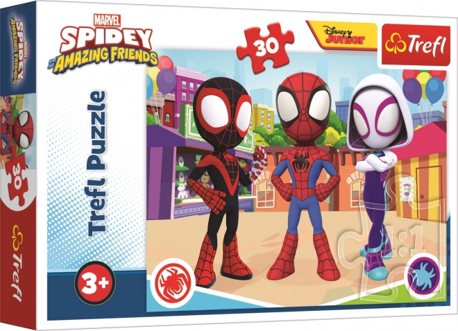 Trefl Puzzle - Abenteuer von Spidey und Freunden