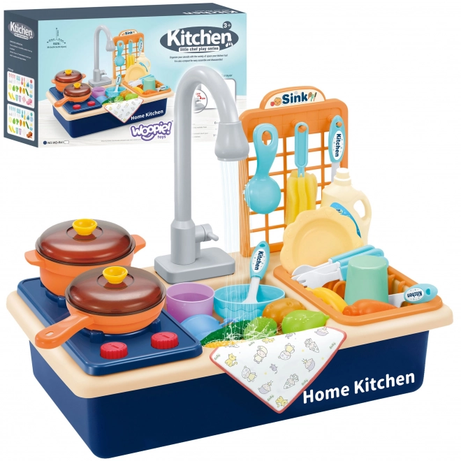 Küchenspüle 2-in-1 Kinderküche von Woopie