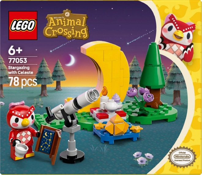 Lego Animal Crossing: Beobachtung der Sterne mit Celeste