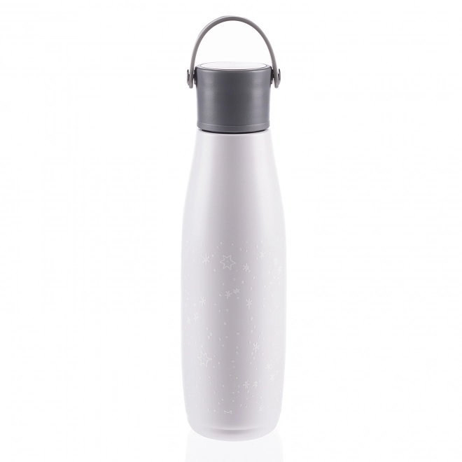 Thermos für Getränke mit Halter 480 ml, Sterne