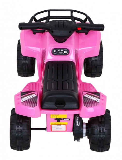 Elektrisches Kinderquad Storm Rosa mit MP3, USB und LED