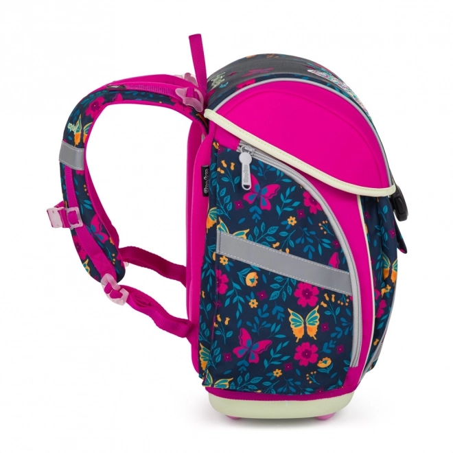 Schulrucksack Premium Light Schmetterling