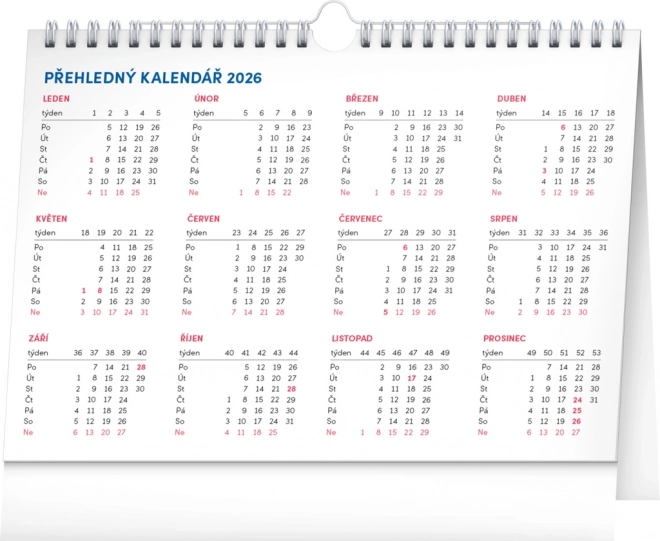 Tischkalender mit Kreuzworträtseln 2026