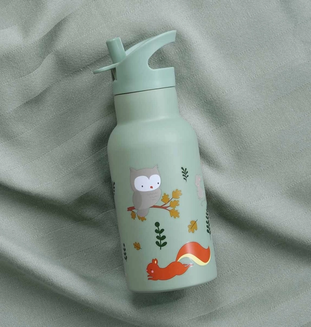 A Little Lovely Company Trinkflasche aus Edelstahl 500 ml – Freunde aus dem Wald