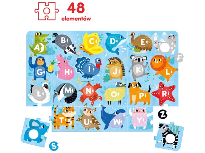 CzuCzu Großes Puzzle mit Loch Alphabet