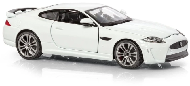 Bburago Modellauto Jaguar XKR-S Weiß im Maßstab 1:24