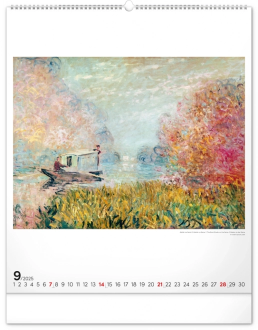 Wandkalender Claude Monet 2025