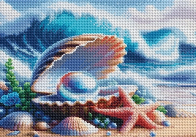 Diamantmosaik - Muschel Küste
