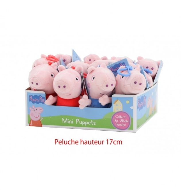 Peppa Pig Plüschfigur mit Clip 16 cm