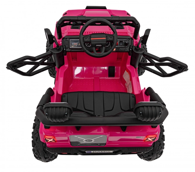 Offroad rosa elektrisches Kinderauto