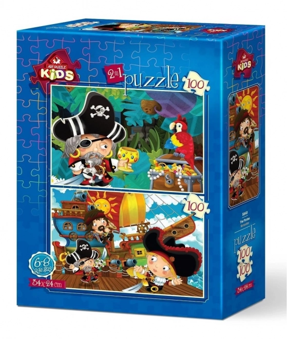 Puzzle Piraten 2x100 Teile