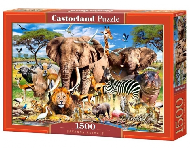 Castorland Puzzle Savannen-Tiere 1500 Teile