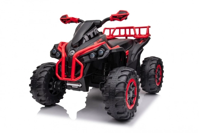 Roter Akku-Quad für Kinder