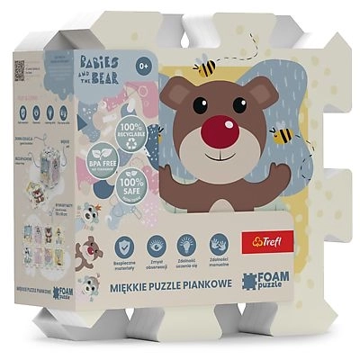 Trefl Schaumstoffpuzzle Kinder und Teddybär