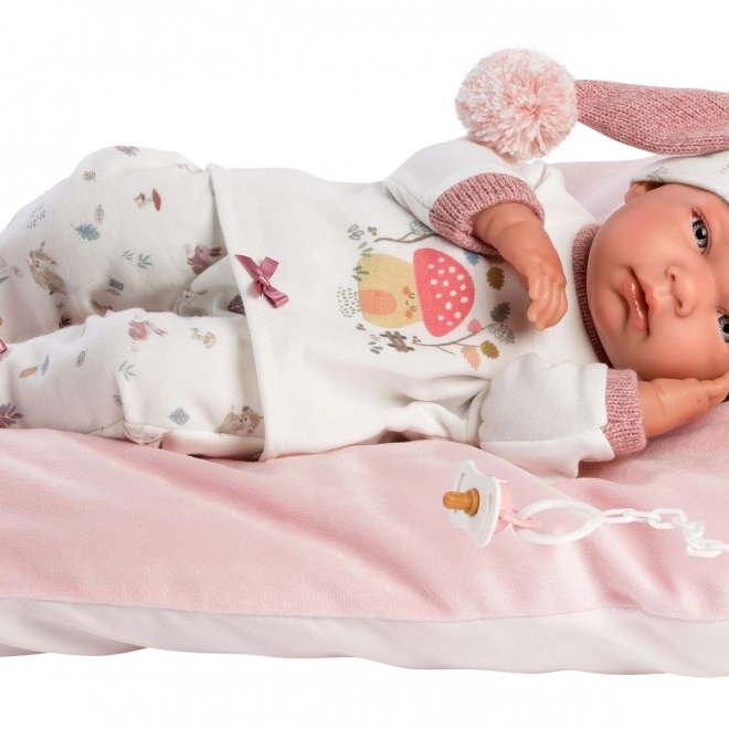 Llorens New Born Mädchen - Realistische Babypuppe mit Vollvinylkörper - 40 cm