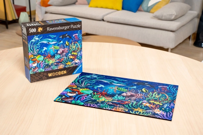 Dřevěné Puzzle Podmořský Svět - 500 Teile