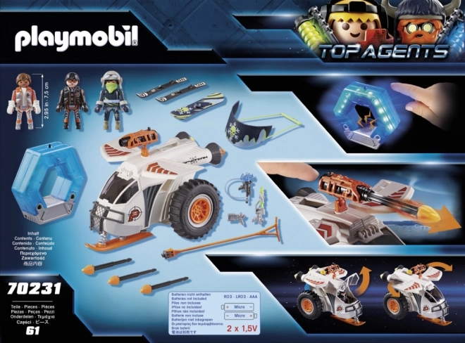Playmobil Top Agents Schneegleiter