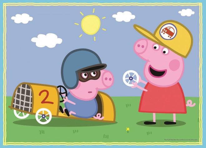 Peppa Wutz Puzzle Set 4 in 1