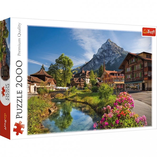 Sommerpanorama der Alpen Puzzle 2000 Teile